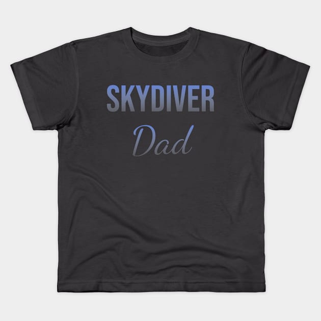 Skydiver dad Kids T-Shirt by Apollo Beach Tees